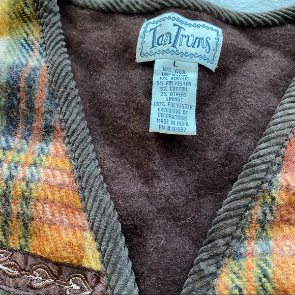Vintage patchwork wool vest 🍂 - Picture 4 of 4